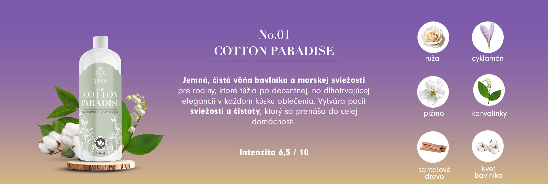 Cotton Paradise parfém do praní