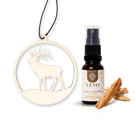 Vevo Natural dřevěná vůně do auta Santal Inspiration Jelen