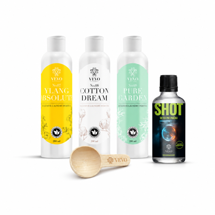 Sada nejprodávanějších vůní Vevo Natural 3×200 ml