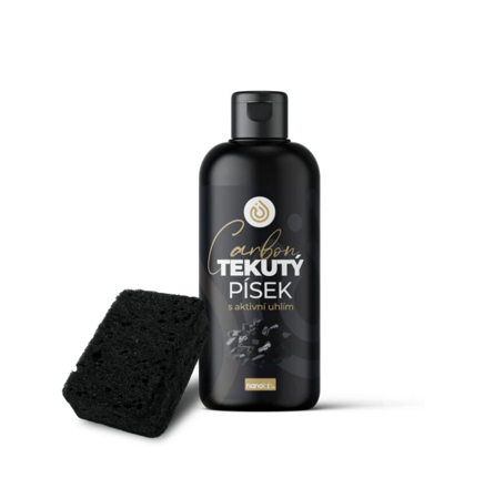 Tekutý písek s aktivním uhlím 500 ml