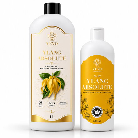 Combo Parfum do prania Ylang Absolute 500ml + Prací gél Ylang Absolute 1L