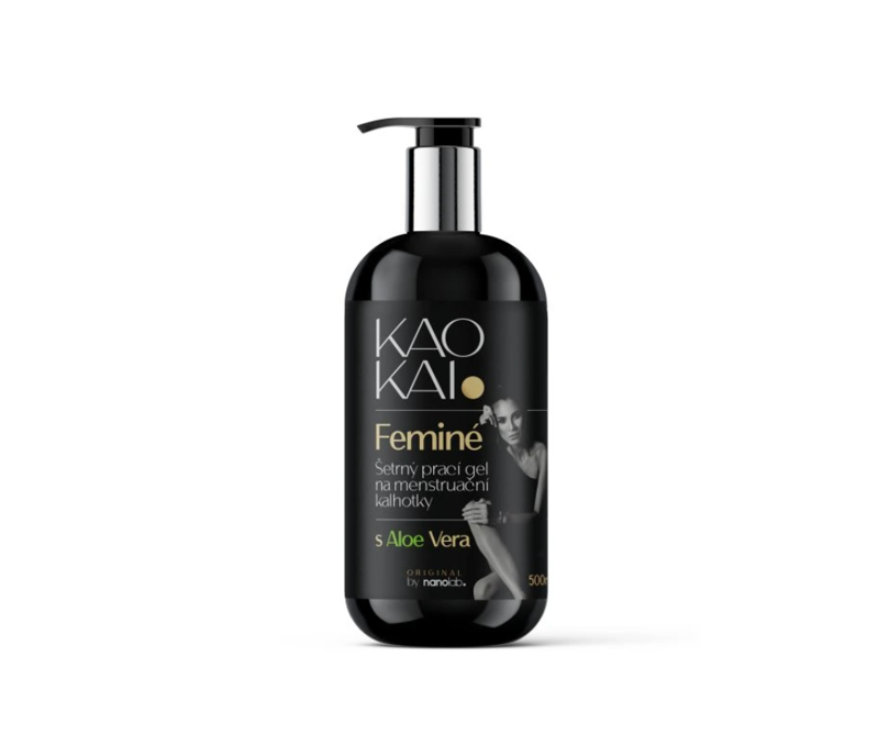 Šetrný prací gel na menstruační kalhotky s Aloe vera 500 ml