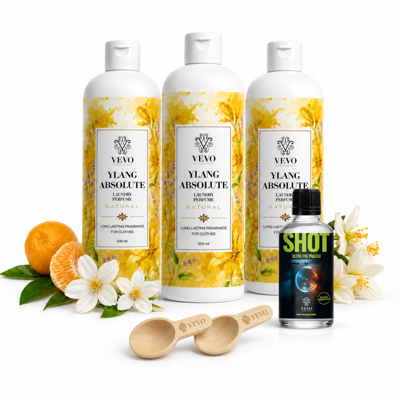 3x Parfém na praní Vevo Natural No.07 Ylang Absolute 500 ml