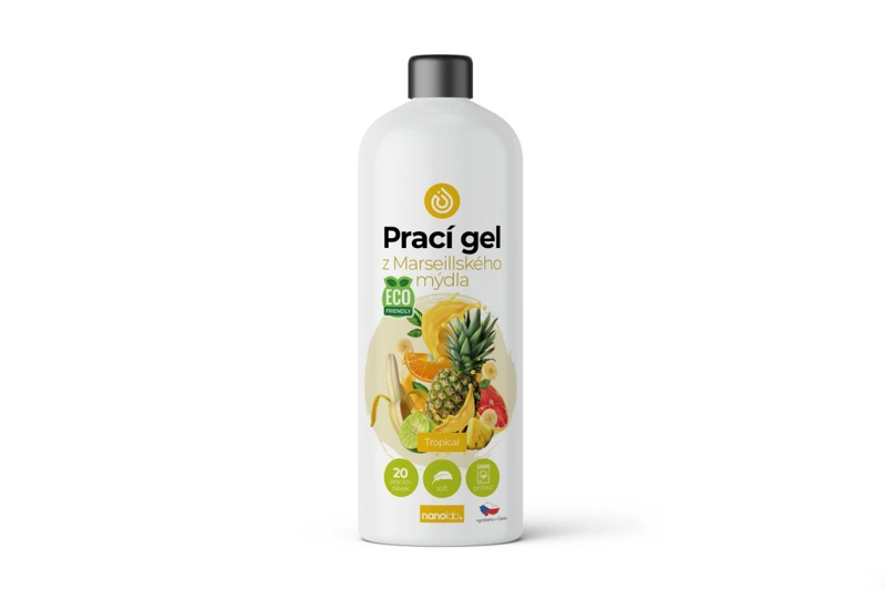 Prací gel hypoalergenní z marseillského mýdla Tropical 1 l