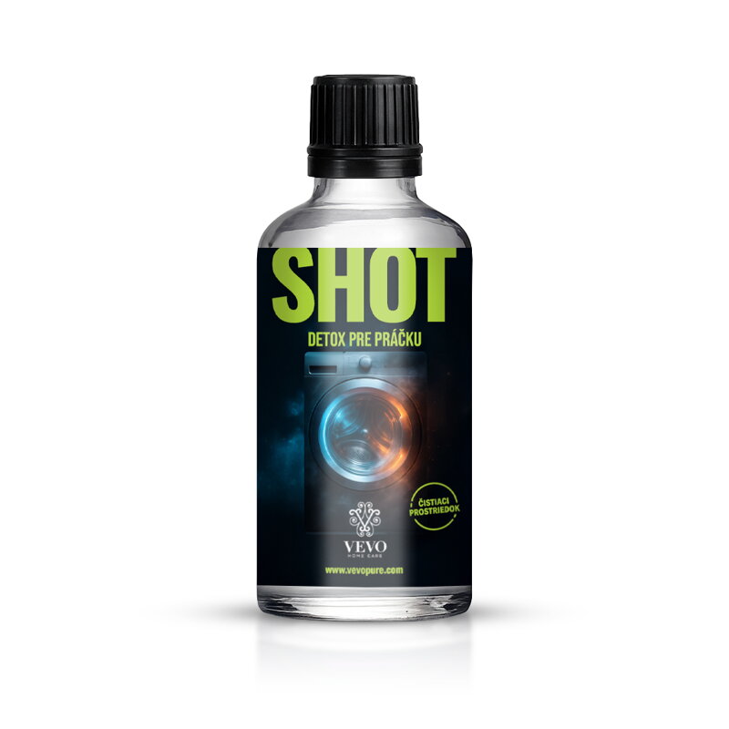 Vevo Shot – koncentrát na čištění pračky 100 ml Vevo Shot – koncentrát na čištění pračky 100 ml